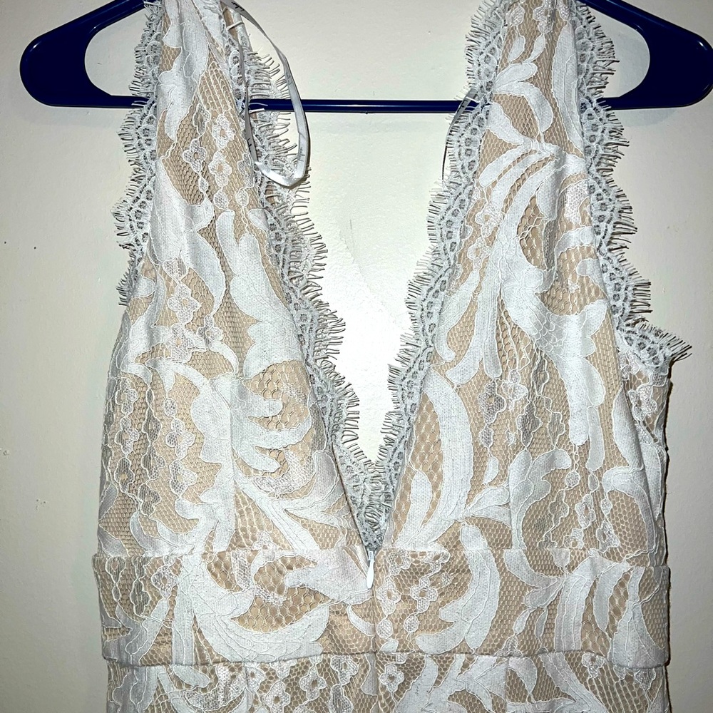 White Lace Jumpsuit. Worn once